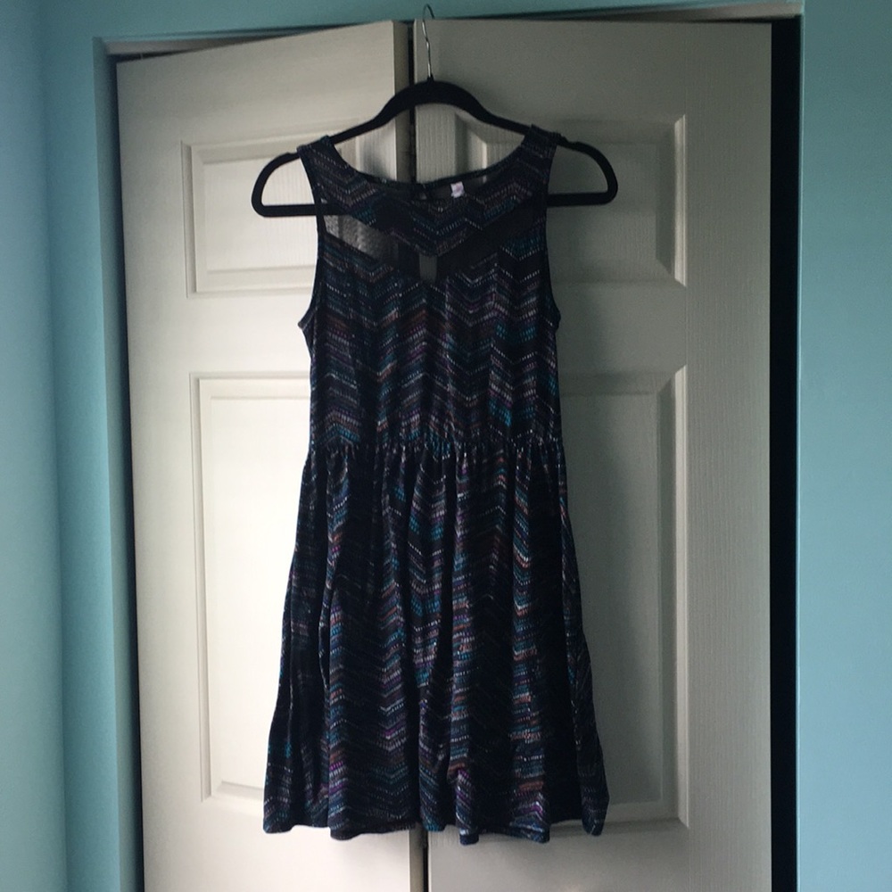 Multi Color Chevron dress